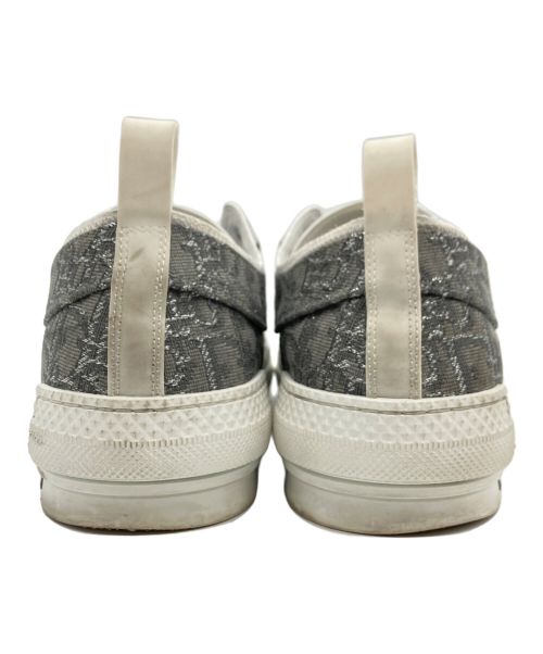 Dior（ディオール）Dior (ディオール) B23 Low-Top Sneaker Oblique Jacquard グレー×ホワイト サイズ:42の古着・服飾アイテム