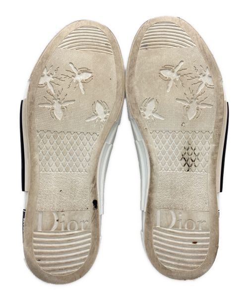 Dior（ディオール）Dior (ディオール) B23 Low-Top Sneaker Oblique Jacquard グレー×ホワイト サイズ:42の古着・服飾アイテム