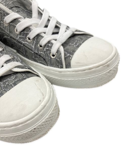 Dior（ディオール）Dior (ディオール) B23 Low-Top Sneaker Oblique Jacquard グレー×ホワイト サイズ:42の古着・服飾アイテム