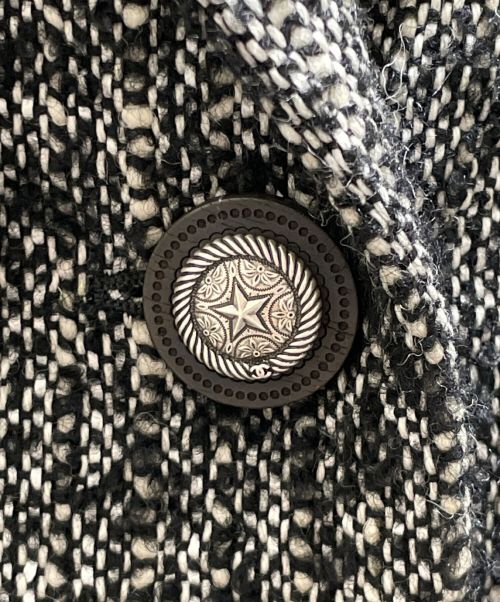 CHANEL（シャネル）CHANEL (シャネル) カフスレイヤードツイードセットアアップ グレー サイズ:34/38の古着・服飾アイテム