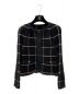 CHANEL (シャネル) ツイードチェック3ピースセットアップ ブラック×ゴールド サイズ:36/36/38：200000円
