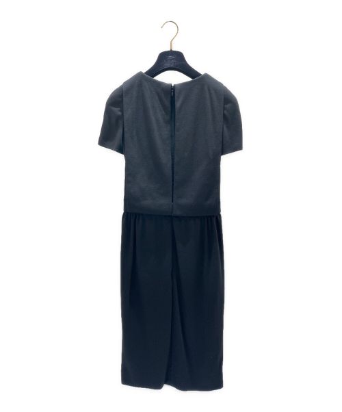 CHANEL（シャネル）CHANEL (シャネル) グリポワボタンショートスリーブドレス ブラック サイズ:36の古着・服飾アイテム
