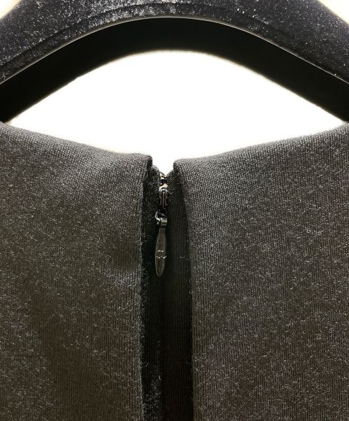 CHANEL（シャネル）CHANEL (シャネル) グリポワボタンショートスリーブドレス ブラック サイズ:36の古着・服飾アイテム