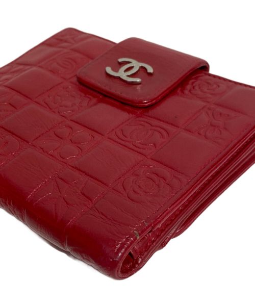 CHANEL（シャネル）CHANEL (シャネル) 2つ折り財布 レッド サイズ:-の古着・服飾アイテム