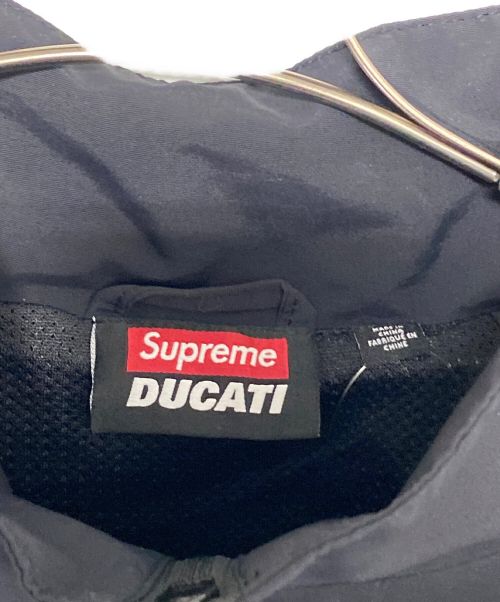 SUPREME（シュプリーム）SUPREME (シュプリーム) DUCATI (ドゥカティ) Track Jacket ブラック×グレー サイズ:XLの古着・服飾アイテム