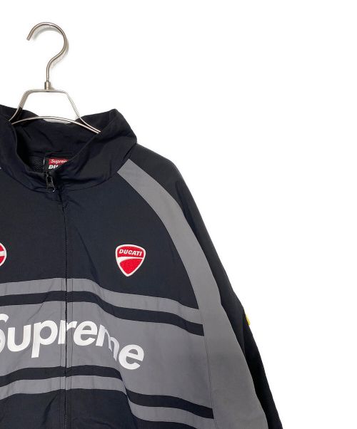 SUPREME（シュプリーム）SUPREME (シュプリーム) DUCATI (ドゥカティ) Track Jacket ブラック×グレー サイズ:XLの古着・服飾アイテム