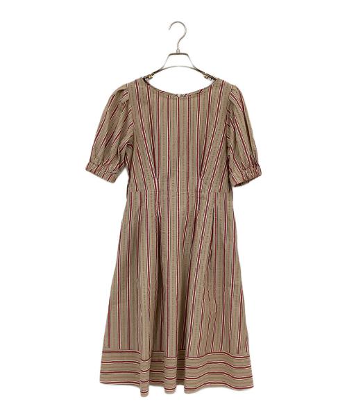 BLUE LABEL CRESTBRIDGE（ブルーレーベルクレストブリッジ）BLUE LABEL CRESTBRIDGE (ブルーレーベルクレストブリッジ) ブラウスワンピース ベージュ サイズ:36 未使用品の古着・服飾アイテム