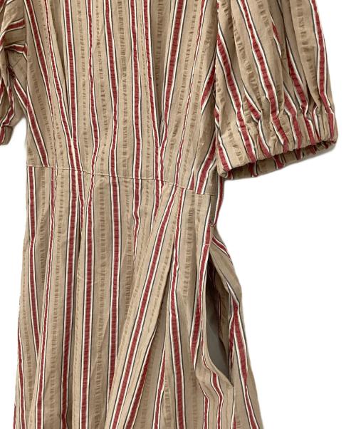 BLUE LABEL CRESTBRIDGE（ブルーレーベルクレストブリッジ）BLUE LABEL CRESTBRIDGE (ブルーレーベルクレストブリッジ) ブラウスワンピース ベージュ サイズ:36 未使用品の古着・服飾アイテム