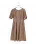 BLUE LABEL CRESTBRIDGE (ブルーレーベルクレストブリッジ) ブラウスワンピース ベージュ サイズ:36 未使用品：5000円