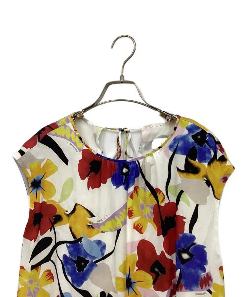 J&M DAVIDSON（ジェイ＆エム デヴィッドソン）J&M DAVIDSON (ジェイ＆エム デヴィッドソン) ブラウスワンピース マルチカラー サイズ:6の古着・服飾アイテム