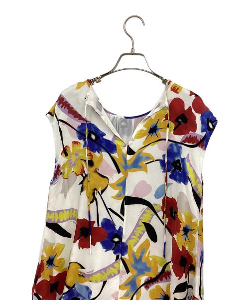 J&M DAVIDSON（ジェイ＆エム デヴィッドソン）J&M DAVIDSON (ジェイ＆エム デヴィッドソン) ブラウスワンピース マルチカラー サイズ:6の古着・服飾アイテム