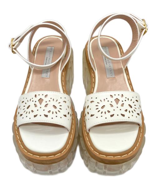 STELLA McCARTNEY（ステラマッカートニー）STELLA McCARTNEY (ステラマッカートニー) クリアソールサンダル ホワイト サイズ:37の古着・服飾アイテム