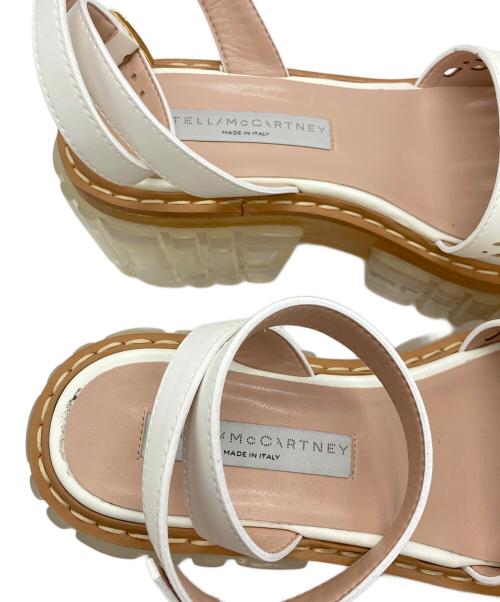 STELLA McCARTNEY（ステラマッカートニー）STELLA McCARTNEY (ステラマッカートニー) クリアソールサンダル ホワイト サイズ:37の古着・服飾アイテム