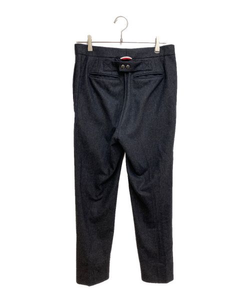 MONCLER（モンクレール）MONCLER (モンクレール) Wool tapered slacks（ウールテーパードスラックス） グレー サイズ:2の古着・服飾アイテム