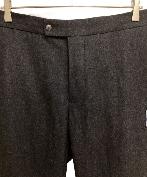 MONCLER（モンクレール）MONCLER (モンクレール) Wool tapered slacks（ウールテーパードスラックス） グレー サイズ:2の古着・服飾アイテム