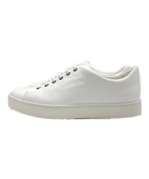 Manolo Blahnik（マノロ ブラニク）Manolo Blahnik (マノロブラニク) SEMANADO セマナド レザー ローカットスニーカー ホワイト サイズ:8の古着・服飾アイテム