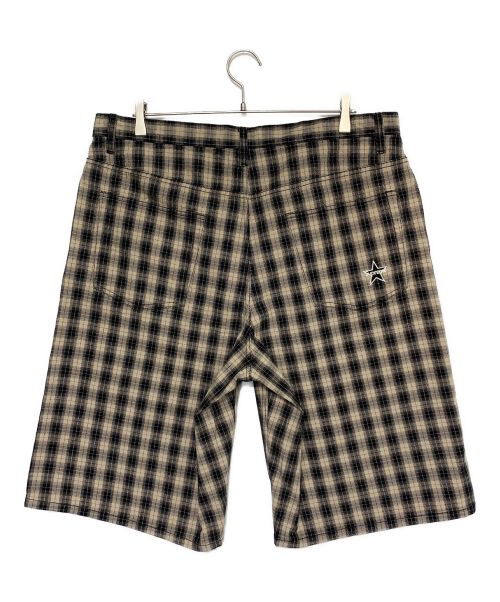SUPREME（シュプリーム）SUPREME (シュプリーム) Plaid Baggy Short ブラック×ベージュ サイズ:36の古着・服飾アイテム
