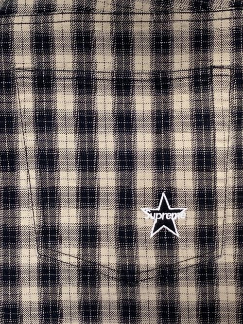 SUPREME（シュプリーム）SUPREME (シュプリーム) Plaid Baggy Short ブラック×ベージュ サイズ:36の古着・服飾アイテム