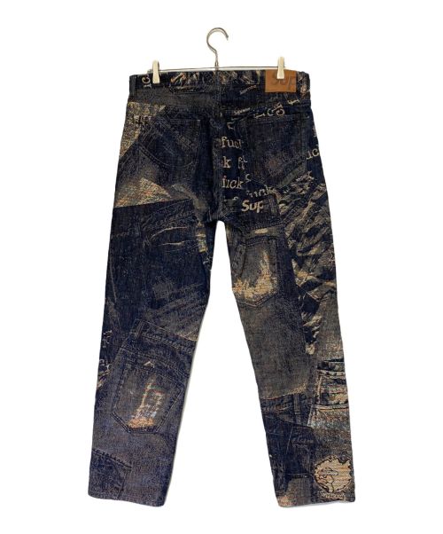 SUPREME（シュプリーム）SUPREME (シュプリーム) Archive Denim Jacquard Regular Jean インディゴ サイズ:34の古着・服飾アイテム
