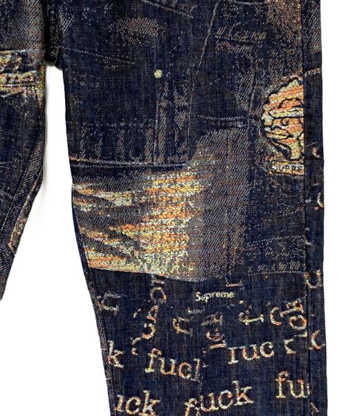 SUPREME（シュプリーム）SUPREME (シュプリーム) Archive Denim Jacquard Regular Jean インディゴ サイズ:34の古着・服飾アイテム