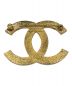CHANEL (シャネル) バイカラー ココマーク ロゴブローチ ピンク×ゴールド サイズ:-：80000円