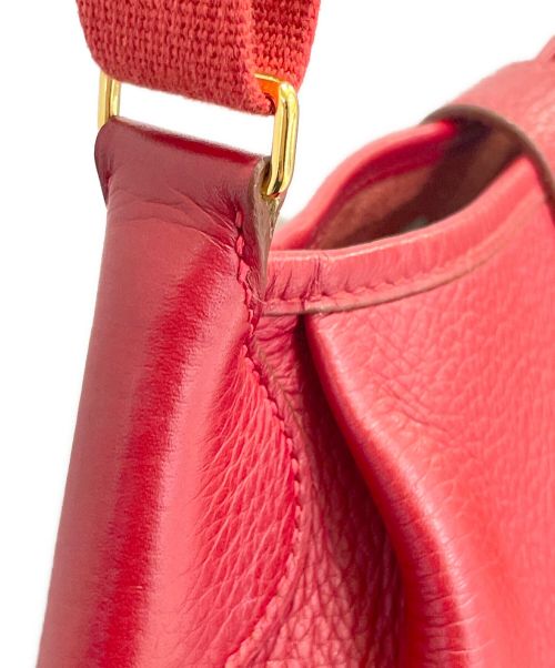HERMES（エルメス）HERMES (エルメス) ロデオドゥ/ゴールド金具/トゴ/レッド/□C刻印 レッド サイズ:-の古着・服飾アイテム