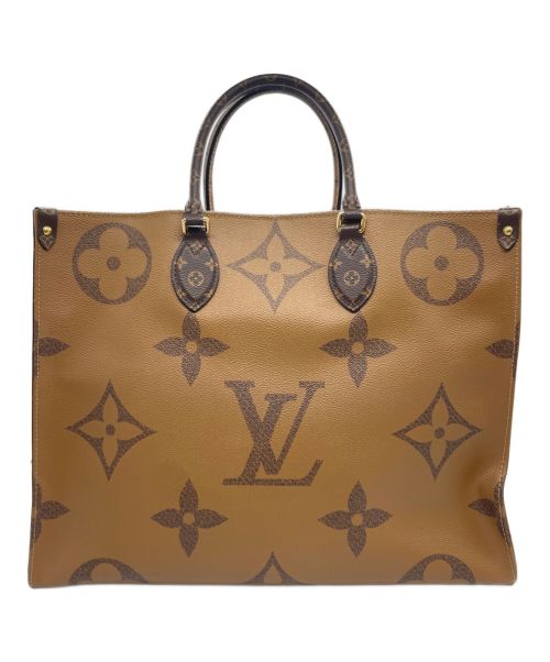 LOUIS VUITTON（ルイ ヴィトン）LOUIS VUITTON (ルイ ヴィトン) オンザゴー GM ブラウン×ベージュ サイズ:GMの古着・服飾アイテム