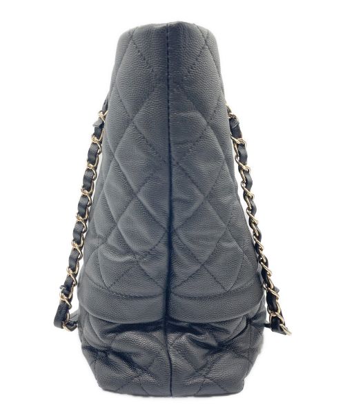 CHANEL（シャネル）CHANEL (シャネル) マトラッセ チェーン トートバッグ ブラック サイズ:38の古着・服飾アイテム