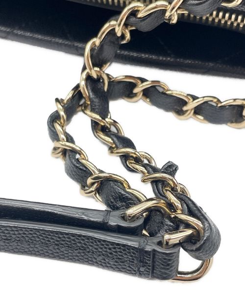 CHANEL（シャネル）CHANEL (シャネル) マトラッセ チェーン トートバッグ ブラック サイズ:38の古着・服飾アイテム