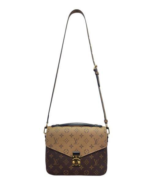 LOUIS VUITTON（ルイ ヴィトン）LOUIS VUITTON (ルイ ヴィトン) ポシェット・メティス MM ブラウン×ベージュ サイズ:MMの古着・服飾アイテム