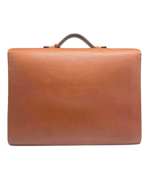 HERMES（エルメス）HERMES (エルメス) サックアデペッシュ 38/シルバー金具/ヴァッシュリエジェ/キャメル/▢J刻印 キャメル サイズ:38の古着・服飾アイテム