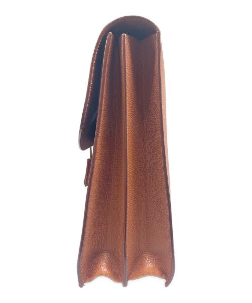 HERMES（エルメス）HERMES (エルメス) サックアデペッシュ 38/シルバー金具/ヴァッシュリエジェ/キャメル/▢J刻印 キャメル サイズ:38の古着・服飾アイテム