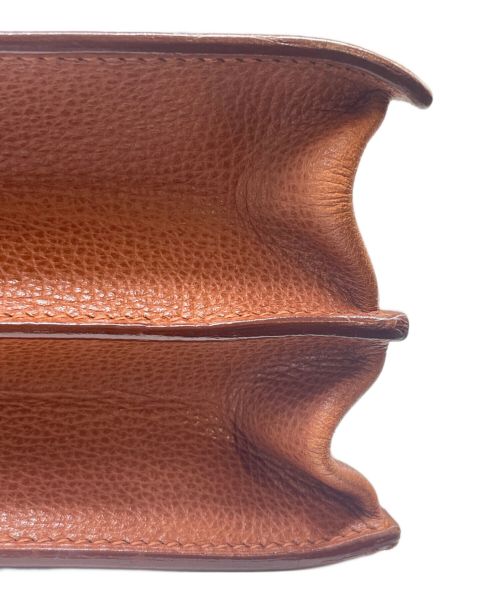 HERMES（エルメス）HERMES (エルメス) サックアデペッシュ 38/シルバー金具/ヴァッシュリエジェ/キャメル/▢J刻印 キャメル サイズ:38の古着・服飾アイテム