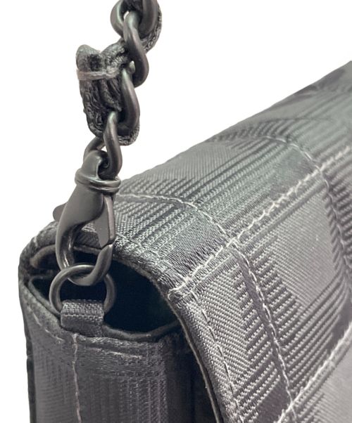CHANEL（シャネル）CHANEL (シャネル) ニュートラベルライン シングルフラップ チェーンショルダーバッグ ブラック サイズ:26の古着・服飾アイテム
