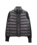 MONCLERモンクレール）の古着「MAGLIONE TRICOT CARDIGAN ダウンジャケット」｜ブラック