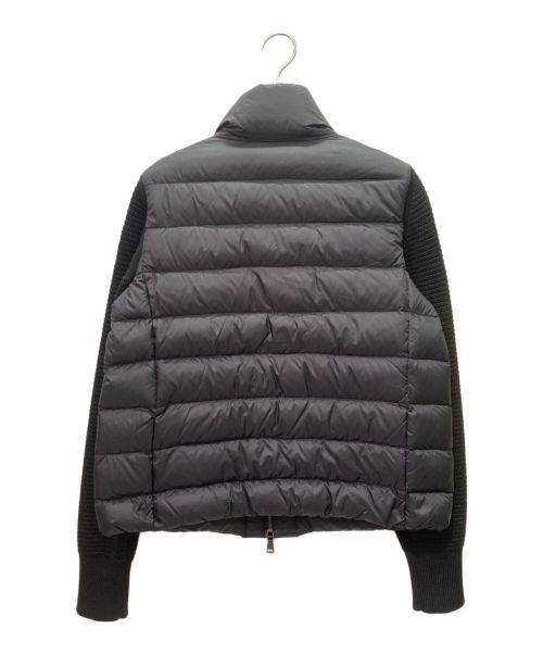 MONCLER（モンクレール）MONCLER (モンクレール) MAGLIONE TRICOT CARDIGAN ダウンジャケット ブラック サイズ:Sの古着・服飾アイテム