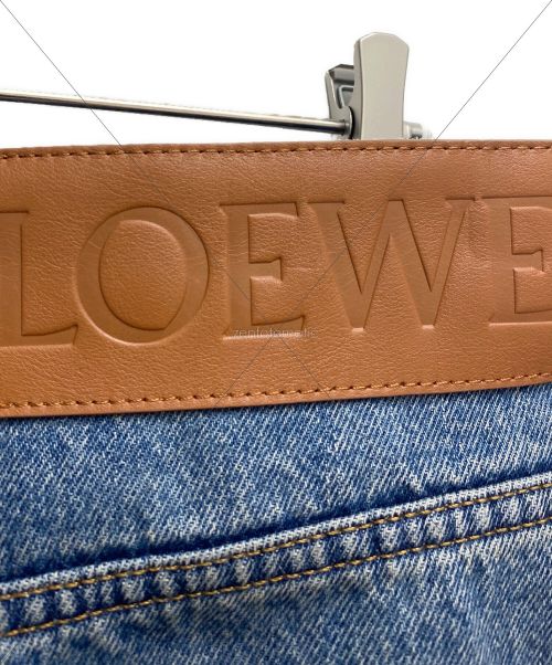 LOEWE（ロエベ）LOEWE (ロエベ) アナグラムワイドパンツ インディゴ サイズ:54の古着・服飾アイテム