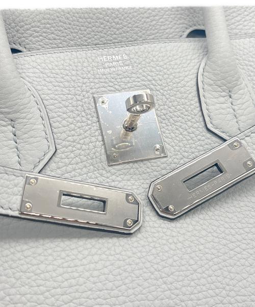 HERMES（エルメス）HERMES (エルメス) バーキン30/シルバー金具/トゴ/ブルーペール/Y刻印 ブルーペール サイズ:30の古着・服飾アイテム