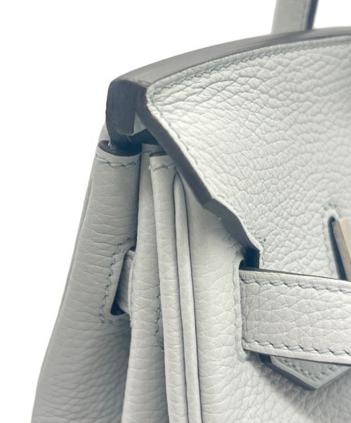 HERMES（エルメス）HERMES (エルメス) バーキン30/シルバー金具/トゴ/ブルーペール/Y刻印 ブルーペール サイズ:30の古着・服飾アイテム