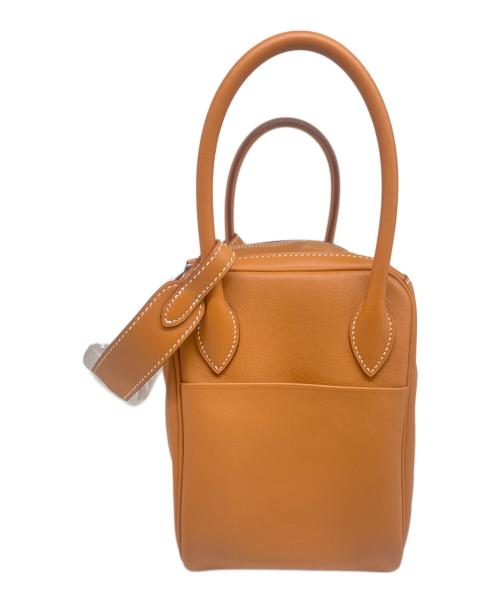 HERMES（エルメス）HERMES (エルメス) リンディ 26 ヴェルソ/シルバー金具/ヴォースイフト/ゴールド×ローズアザレ/D刻印：2019年製 ゴールド×ピンク サイズ:26 未使用品の古着・服飾アイテム