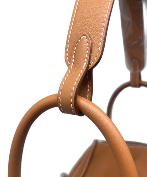 HERMES（エルメス）HERMES (エルメス) リンディ 26 ヴェルソ/シルバー金具/ヴォースイフト/ゴールド×ローズアザレ/D刻印：2019年製 ゴールド×ピンク サイズ:26 未使用品の古着・服飾アイテム