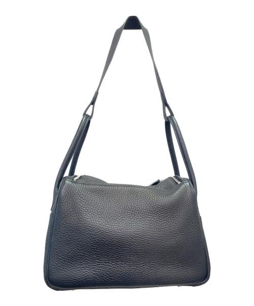 HERMES（エルメス）HERMES (エルメス) リンディ 26/シルバー金具/トリヨンクレマンス/ダークネイビー/□N刻印 ダークネイビー（濃紺） サイズ:26の古着・服飾アイテム