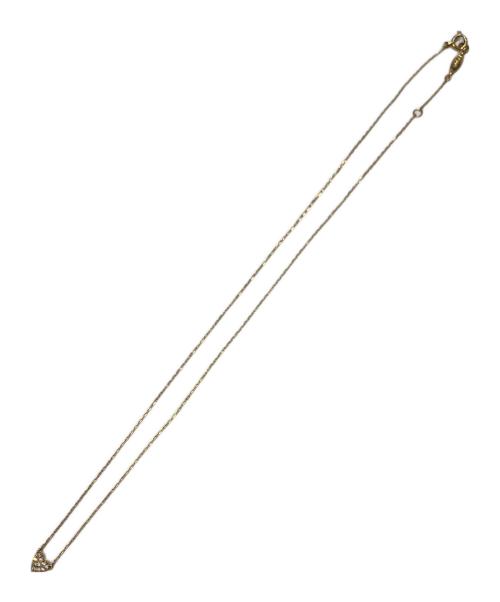 AHKAH（アーカー）AHKAH (アーカー) ハートパヴェ ネックレス 0.05CTの古着・服飾アイテム