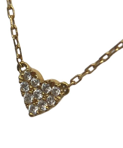 AHKAH（アーカー）AHKAH (アーカー) ハートパヴェ ネックレス 0.05CTの古着・服飾アイテム