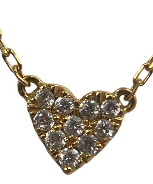 AHKAH（アーカー）AHKAH (アーカー) ハートパヴェ ネックレス 0.05CTの古着・服飾アイテム