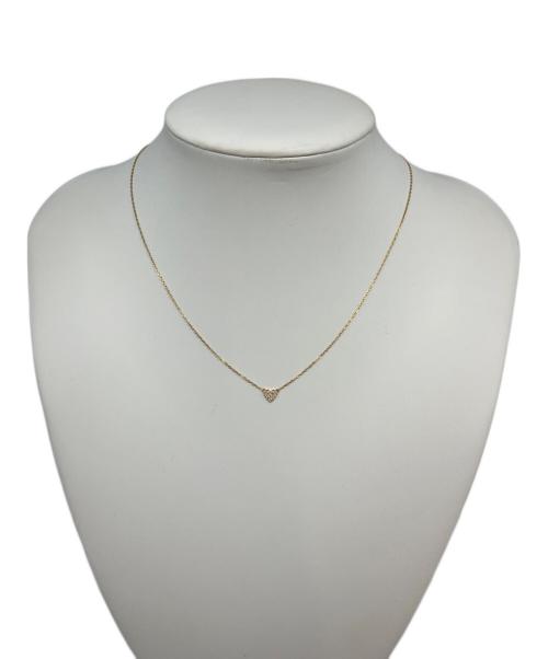 AHKAH（アーカー）AHKAH (アーカー) ハートパヴェ ネックレス 0.05CTの古着・服飾アイテム