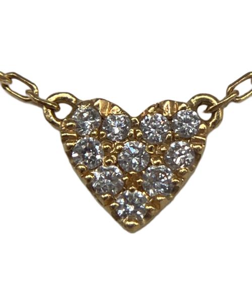 AHKAH（アーカー）AHKAH (アーカー) ハートパヴェ ネックレス 0.05CTの古着・服飾アイテム