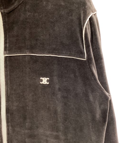 CELINE（セリーヌ）CELINE (セリーヌ) 21AW ベルベットトラックジャケット ブラウン サイズ:XSの古着・服飾アイテム
