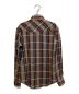 CELINE (セリーヌ) ドラッグストアカラーウエスタンシャツ ブラウン×グレー サイズ:38：50000円
