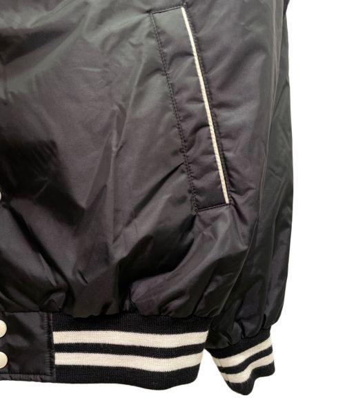CELINE（セリーヌ）CELINE (セリーヌ) 24SS CELINE HOODED TEDDY JACKET IN LIGHT NYLON フーディ ナイロン テディ ジャケット  ネイビー サイズ:44の古着・服飾アイテム
